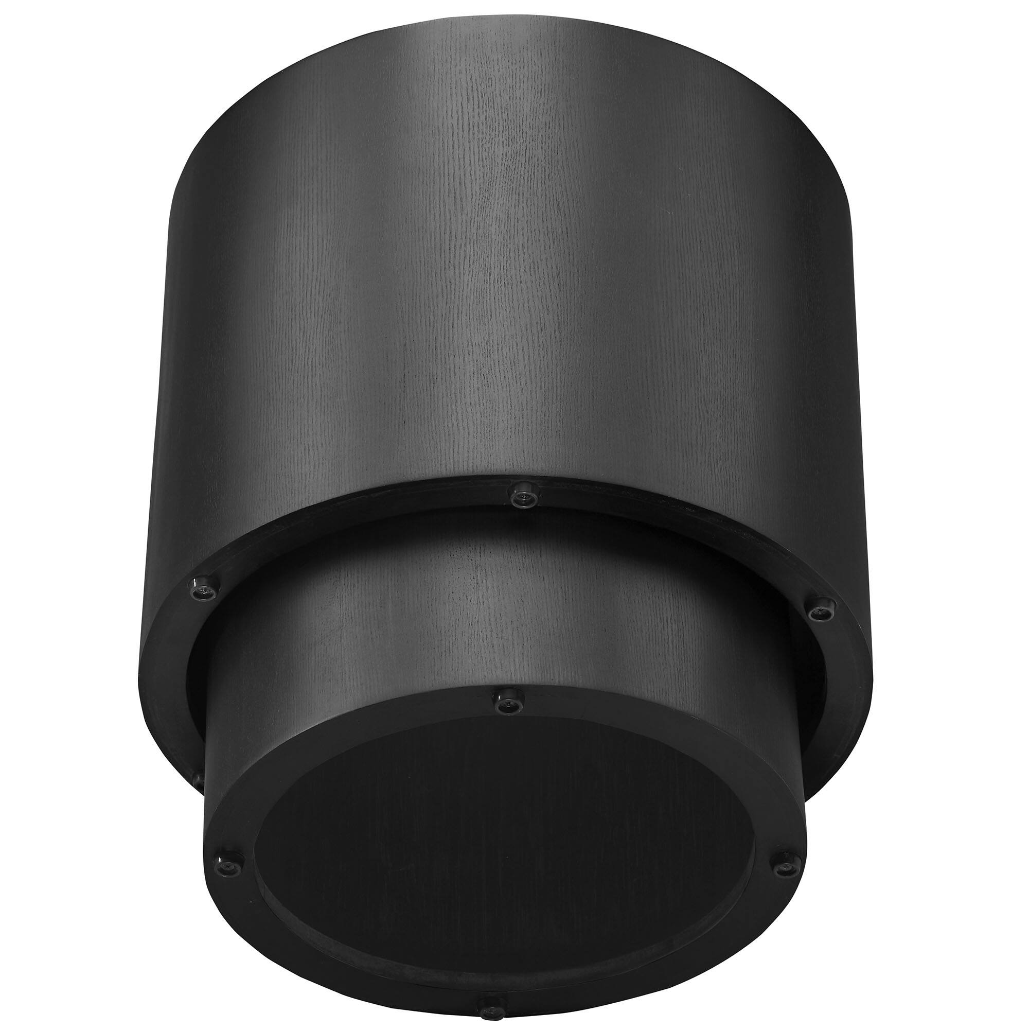 Alt View 6. Modway - Amani Round Nesting Coffee Tables Set of 2 by Modway - Black.