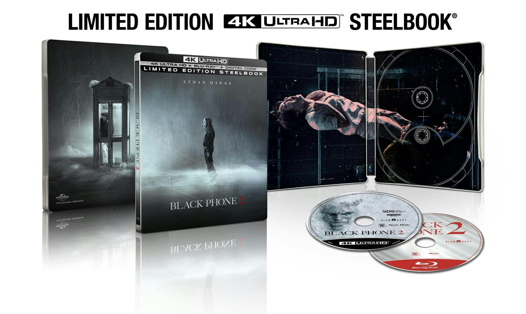 Black Phone 2 (Limited Edition 4K Ultra HD Steelbook + Blu-ray) [UHD] [4K Ultra HD Blu-ray]
