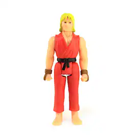 Super7 - Street Fighter 2 3.75 Inch ReAction Figure | Ken - Red