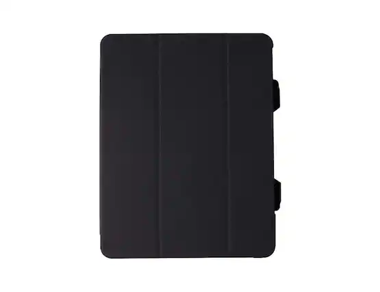 Front. Verizon - Verizon Folio Case and Screen protector for 2020 12.9 inch iPad Pro Black - Black.