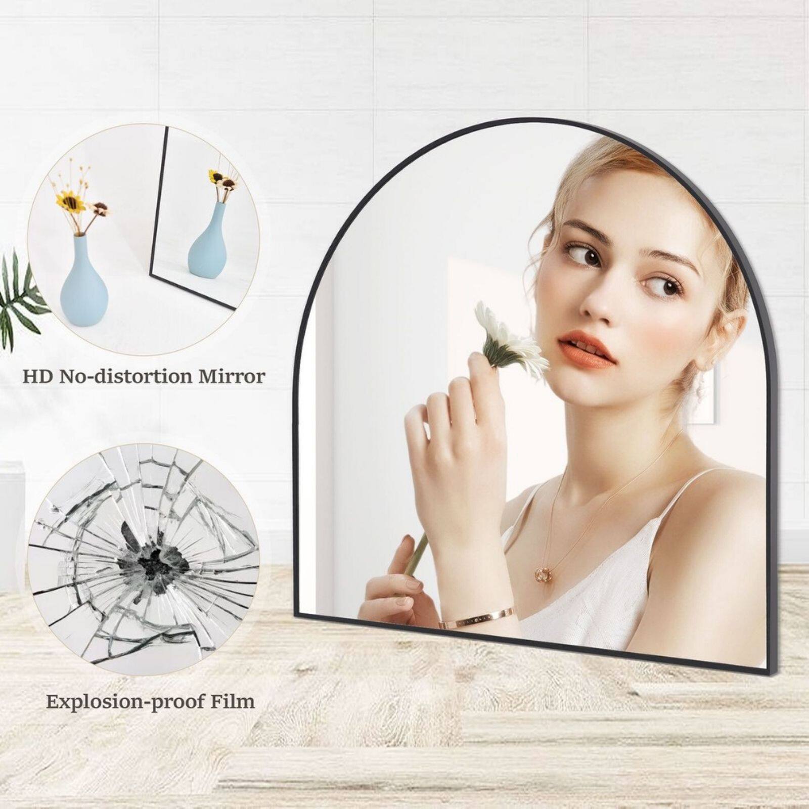 HD No-distortion Mirror  
Explosion-proof Film