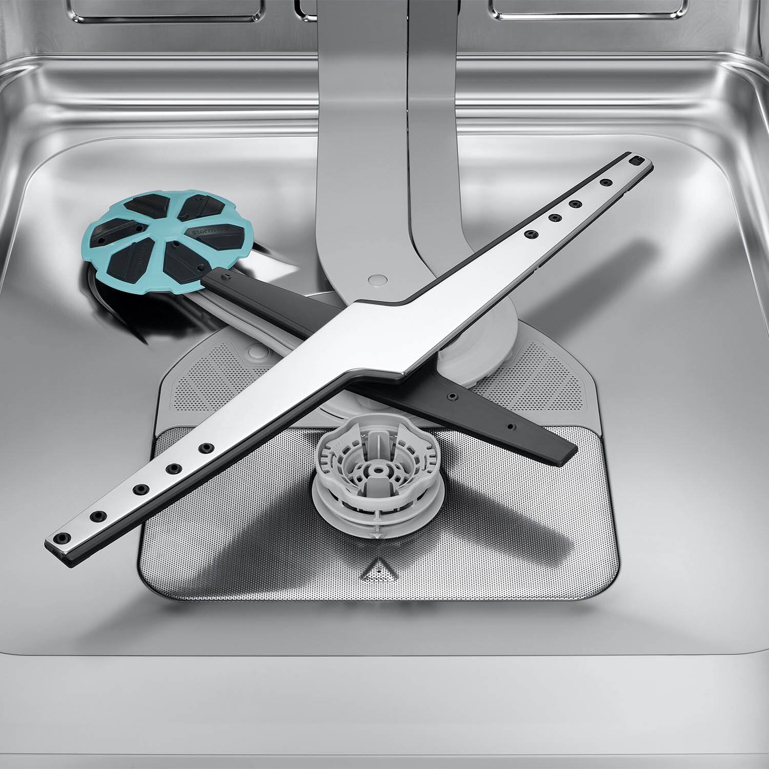 Alt View 19. Samsung - 24" AutoRelease Dry Smart Built-In Stainless Steel Tub Dishwasher with 3rd Rack Washing System, 38dBA - White Glass.