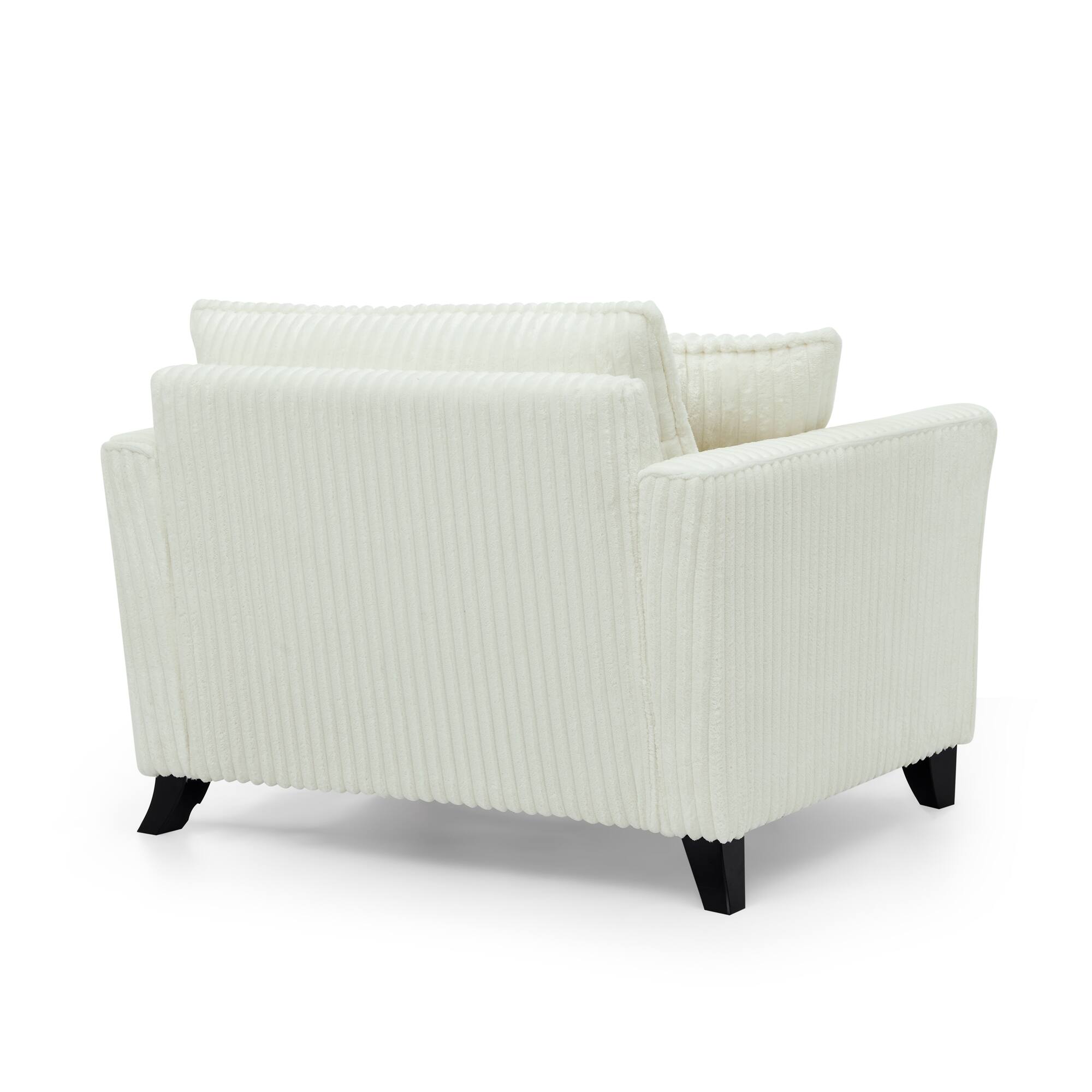 Alt View 4. GOODSILO - Comfortable Single Sofa Chair with Backrest & Armrests - Living Room & Bedroom Accent - Beige.