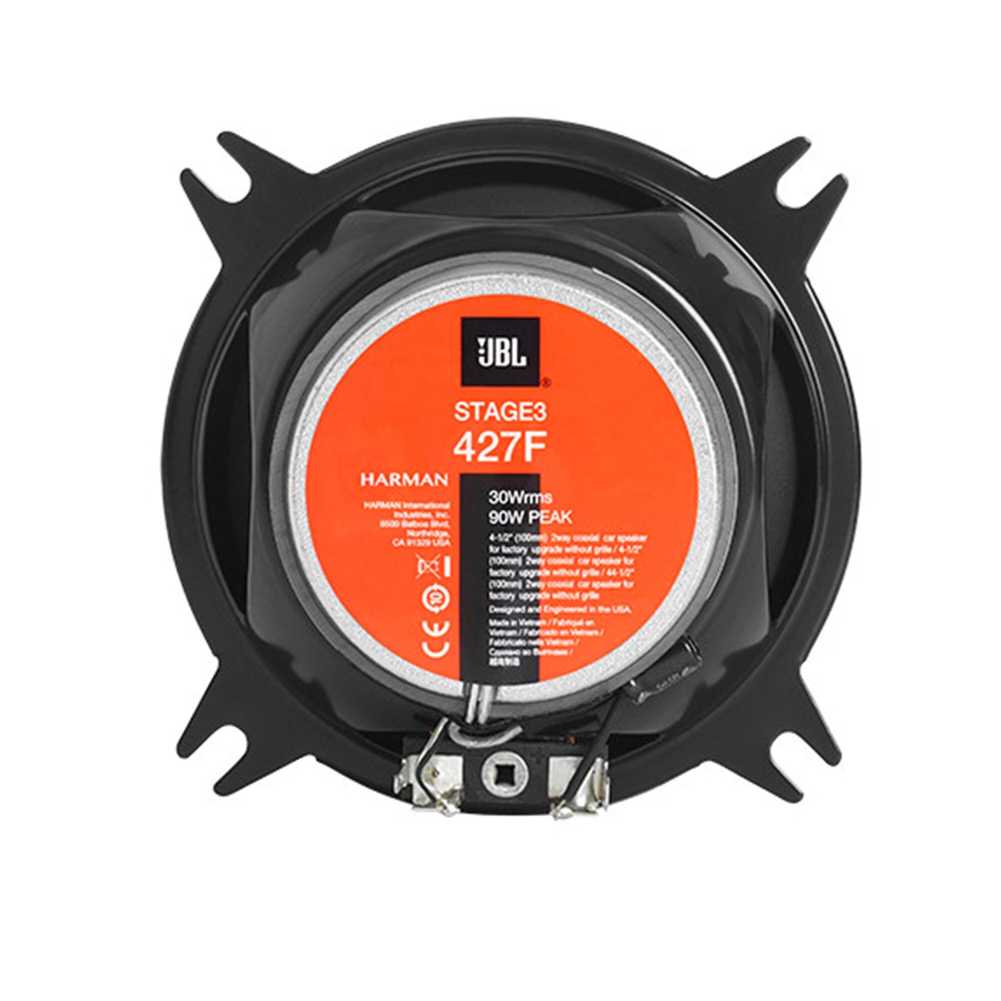 JBL STAGE3 427F 4” Two way car audio speaker No GRILL