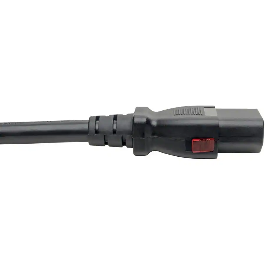 Locking Compuers Tripp Lite by Eaton Heavy Duty PDU Power Cord Locking C13 to C14 15A ...