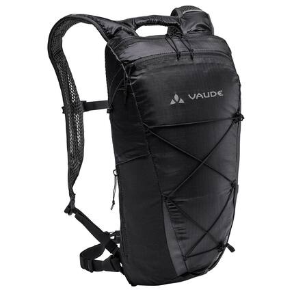 Front. VAUDE - Vaude Uphill 8 Lightweight Backpack - Black - Black.