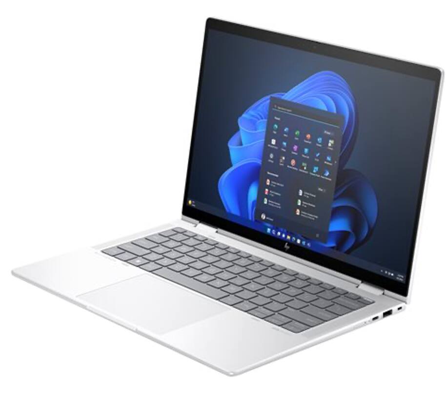 Alt View 8. HP - HP Elite x360 1040 2-in-1 Laptop 14.0 WUXGA (Intel Ultra 7-155H, 16GB LPDDR5X, Win 11 Pro) w/Backpack , Office 365 - Silver.