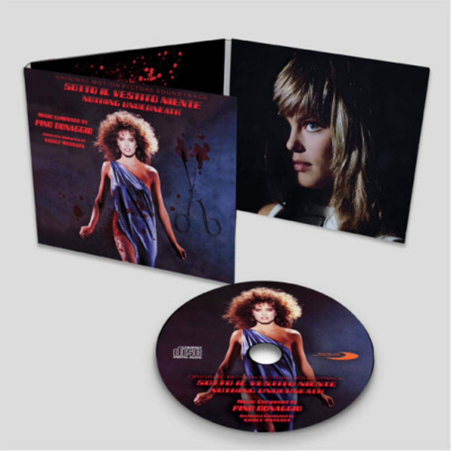 Original Motion Picture Soundtrack  
Sotto il Vestito Niente  
Nothing Underneath  
Music Composed by  
Pino Donaggio  
Produced by  
Pino Donaggio