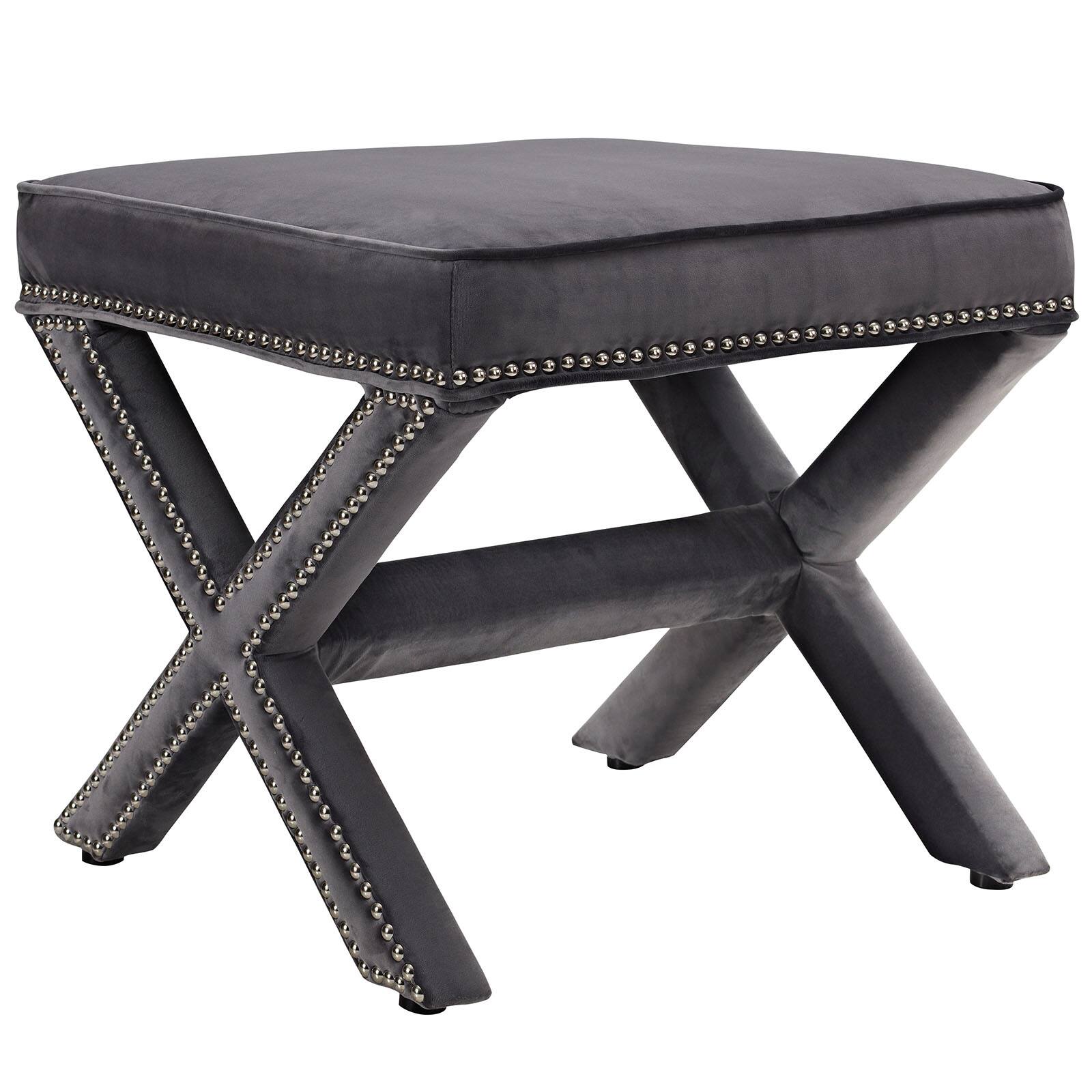 Angle. Modway - Rivet Bench by Modway - EEI-2324-GRY.