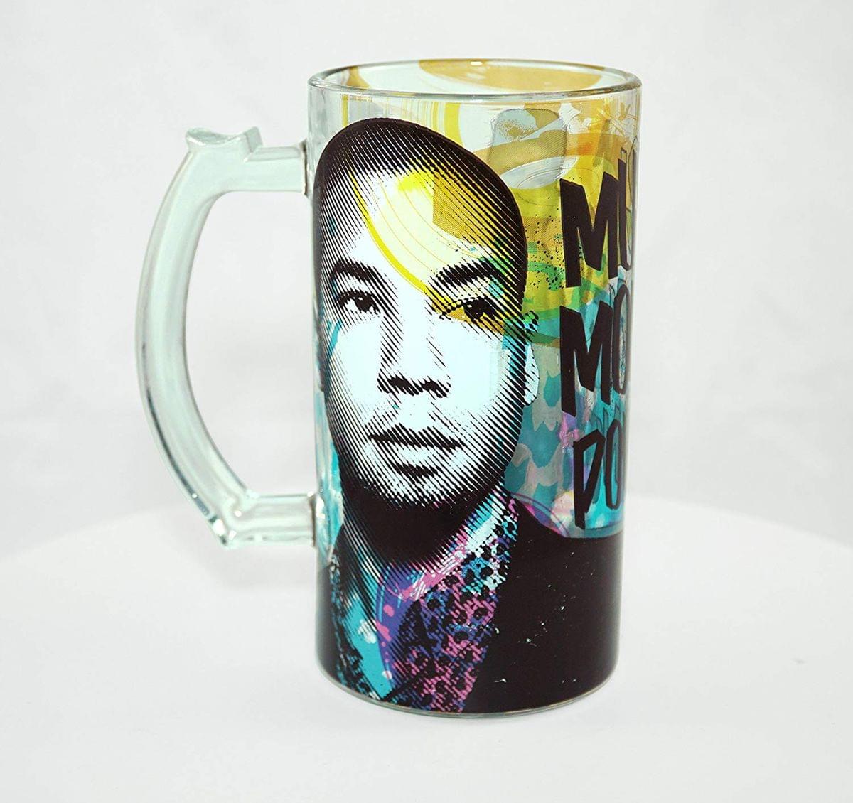 Alt View 1. Just Funky - Empire Music Money Power 16oz Glass Beer Mug - Multi-Color.