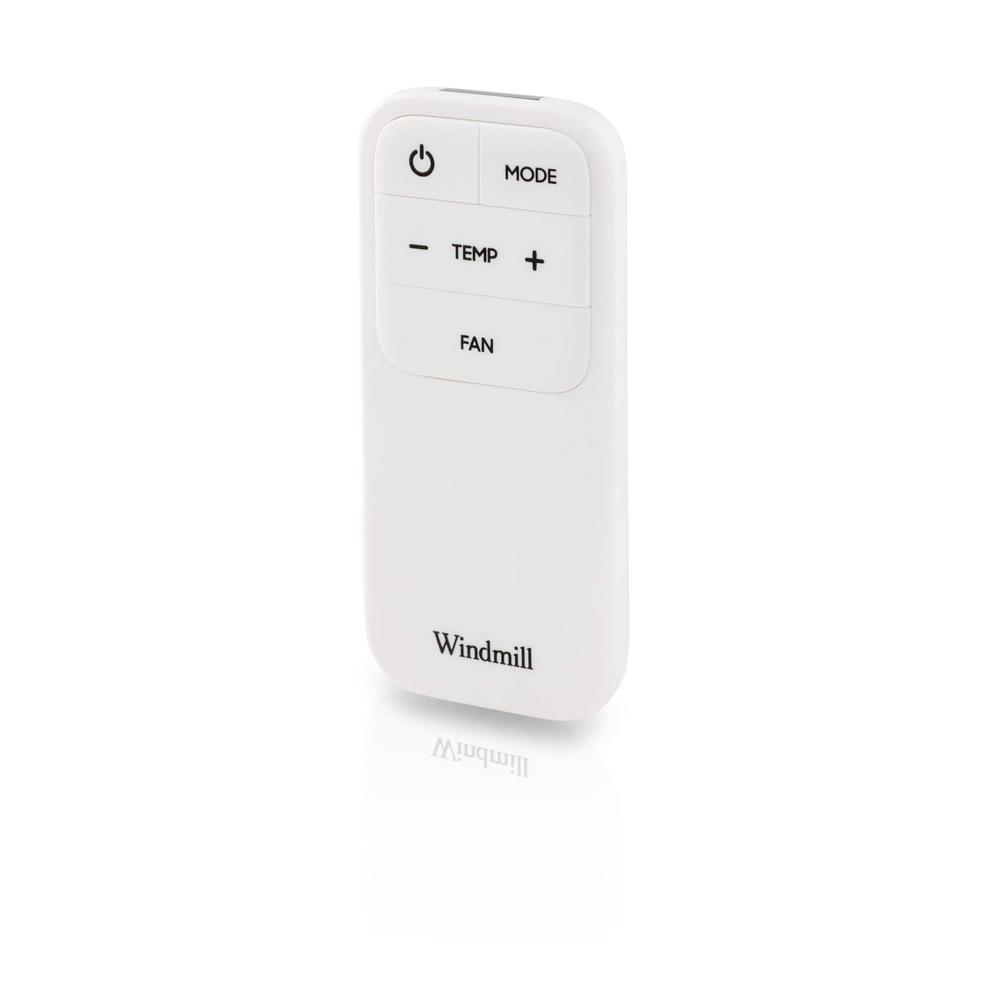 Remote Control. Windmill - Windmill WhisperTech 8,000 BTU Smart Window Air Conditioner with Inverter Technology - White.