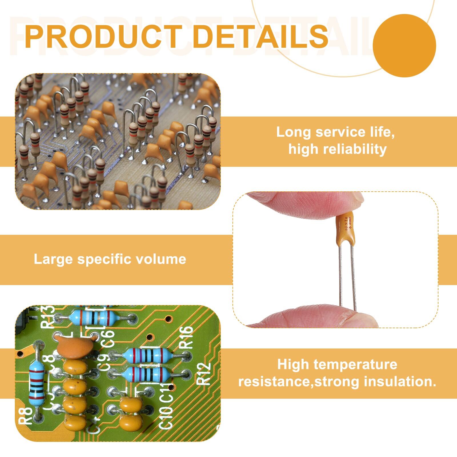 PRODUCT DETAILS

- Long service life, high reliability
- Large specific volume
- High temperature resistance, strong insulation.