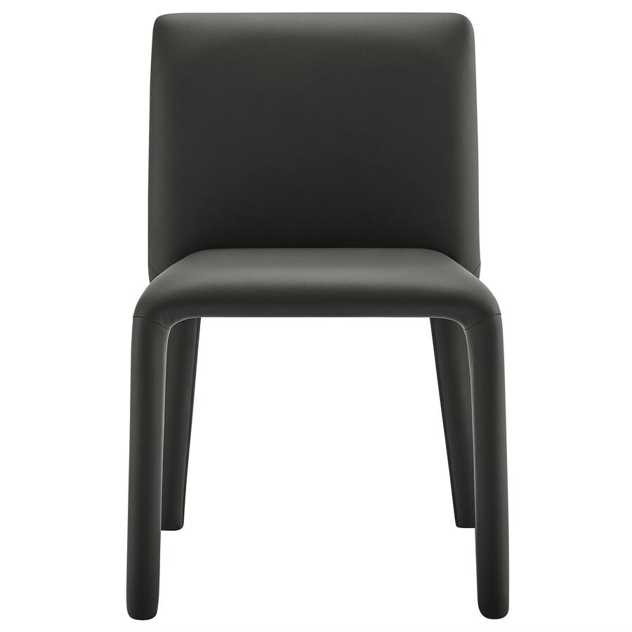 Rhodes Vegan Leather Upholstered Dining Chair by Modway Black - Best Buy