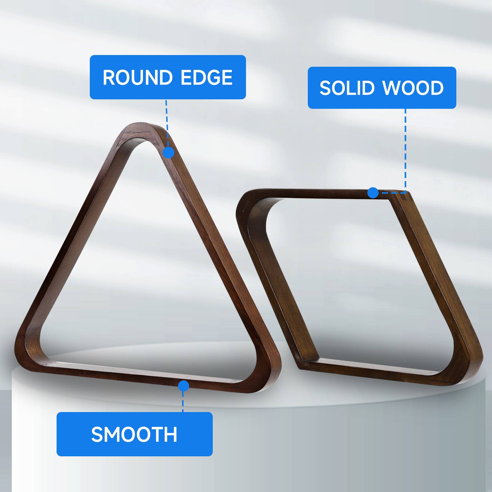 ROUND EDGE, SOLID WOOD, SMOOTH