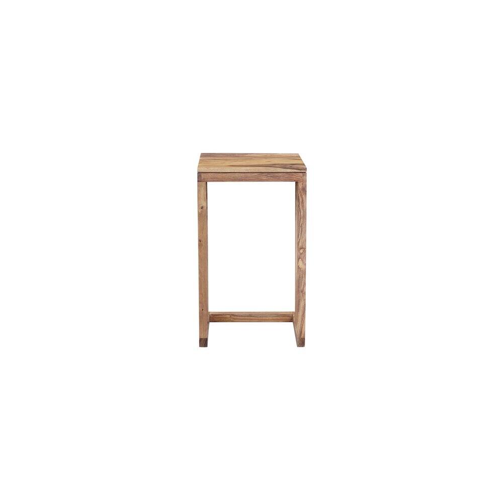 Alt View 1. Porter Designs - Porter Designs Urban Solid Sheesham Wood End Table, Natural (Set of 2) - Brown.