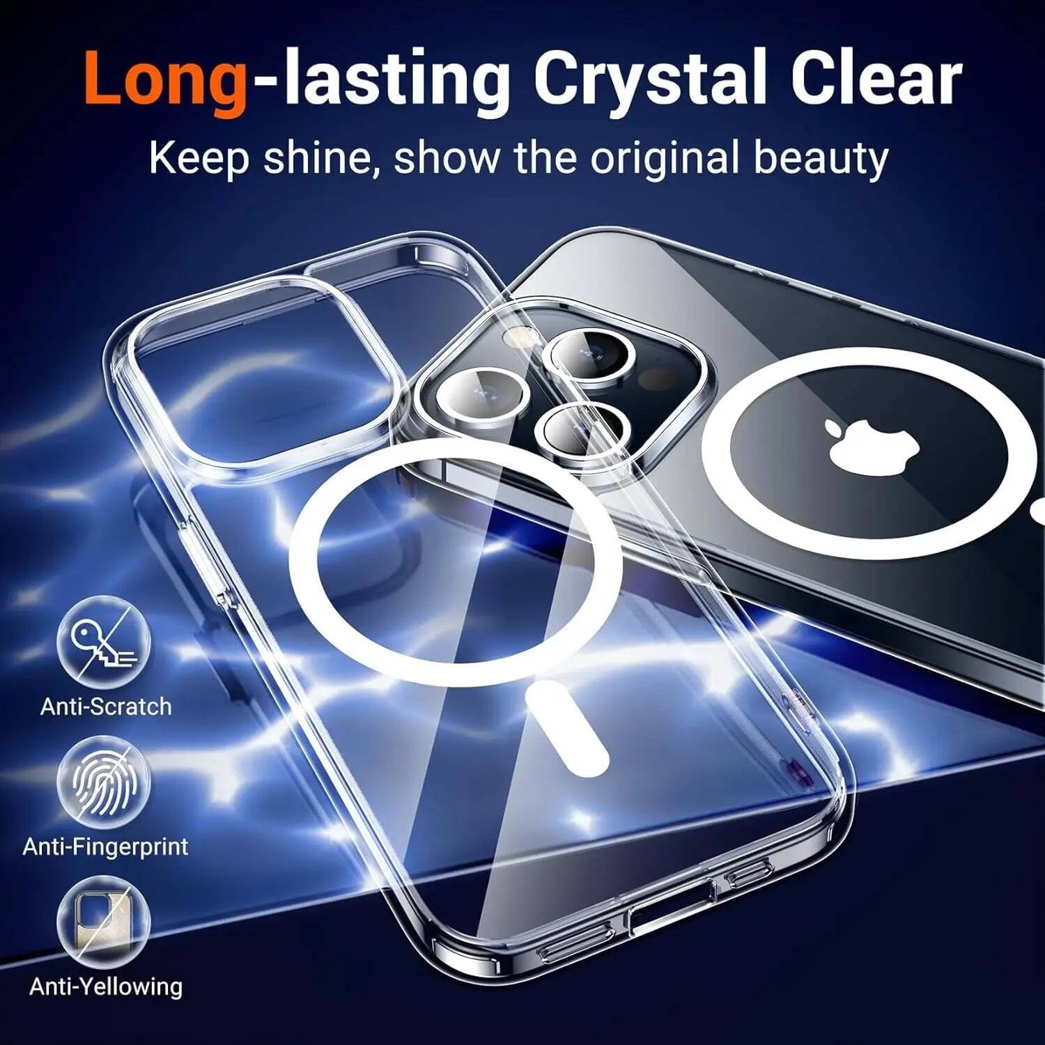 Long-lasting Crystal Clear  
Keep shine, show the original beauty  

Anti-Scratch  
Anti-Fingerprint  
Anti-Yellowing