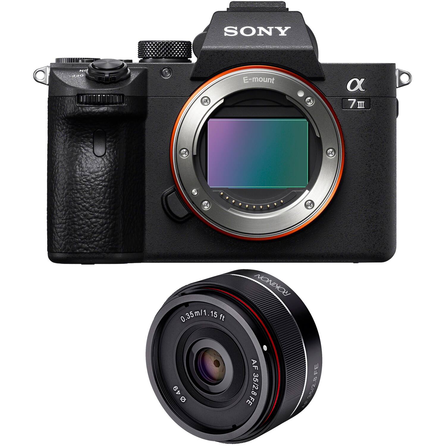 SONY  
α  
E-mount  
7 III  

AF 35/2.8 FE  
0.35m/1.15 ft  
49  
Q  
640