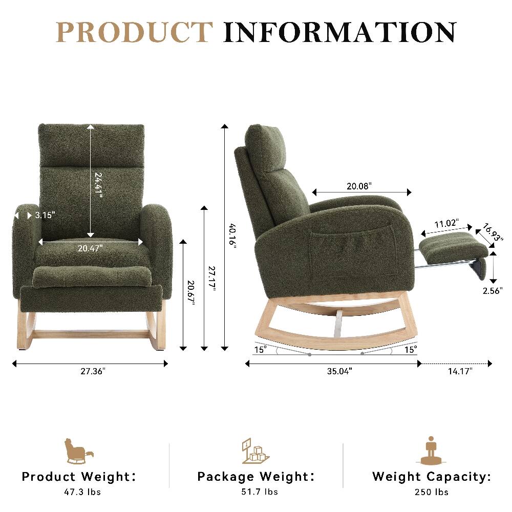 PRODUCT INFORMATION

- 3.15"
- 24.41"
- 20.47"
- 20.67"
- 27.17"
- 40.16"
- 20.08"
- 11.02"
- 16.93"
- 2.56"
- 15°
- 15°
- 27.36"
- 35.04"
- 14.17"

Product Weight: 47.3 lbs  
Package Weight: 51.7 lbs  
Weight Capacity: 250 lbs