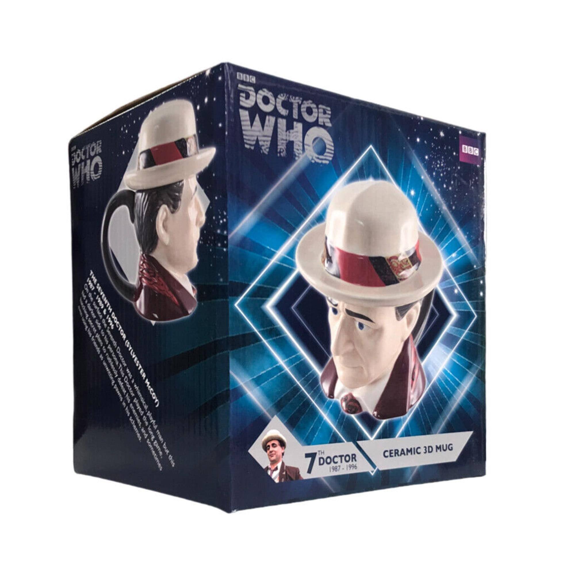 DOCTOR WHO  
008 1 A I MANBABS F  
HANP DOCTOR (YLVESTER RM ER Dctor Micon I Si  
I a I , 20G mp TH 7 DOCTOR 1987 7-1996 - 19% CERAMIC 3D MUG