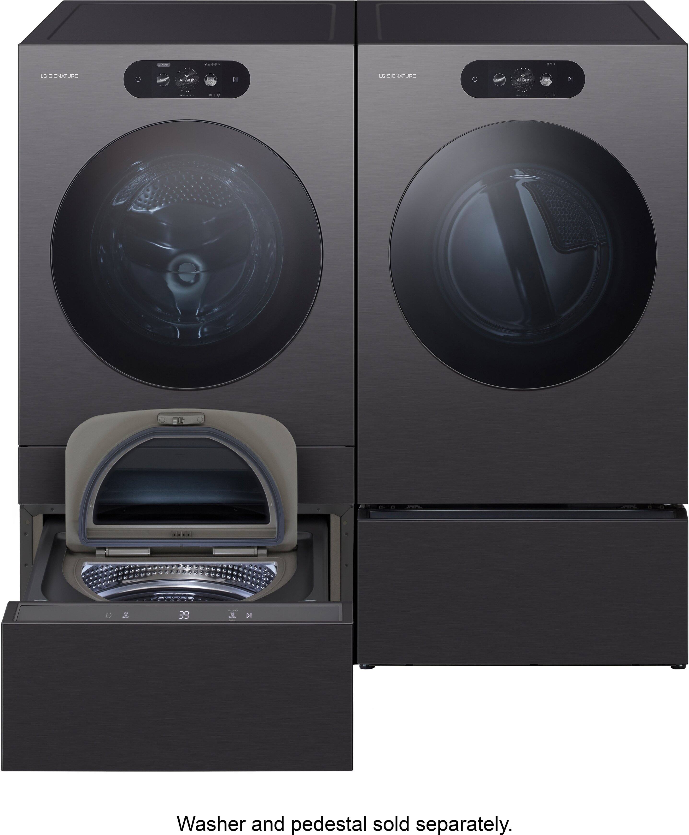 LG SIGNATURE - D.E. 33 D Washer and pedestal sold separately.