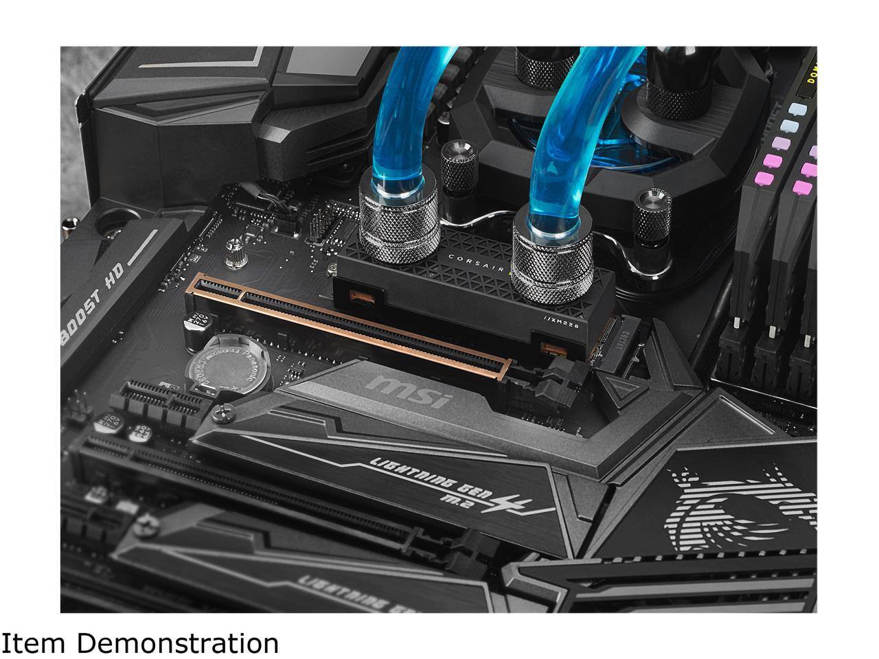 DOM CORSAIR OH BDDST FIXMEES PRORD RO Panesor msi LIGHTNING GEN m.2 Item Demonstration