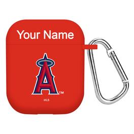 Artinian - Los Angeles Angels Personalized Silicone AirPods Case Cover - Multicolor