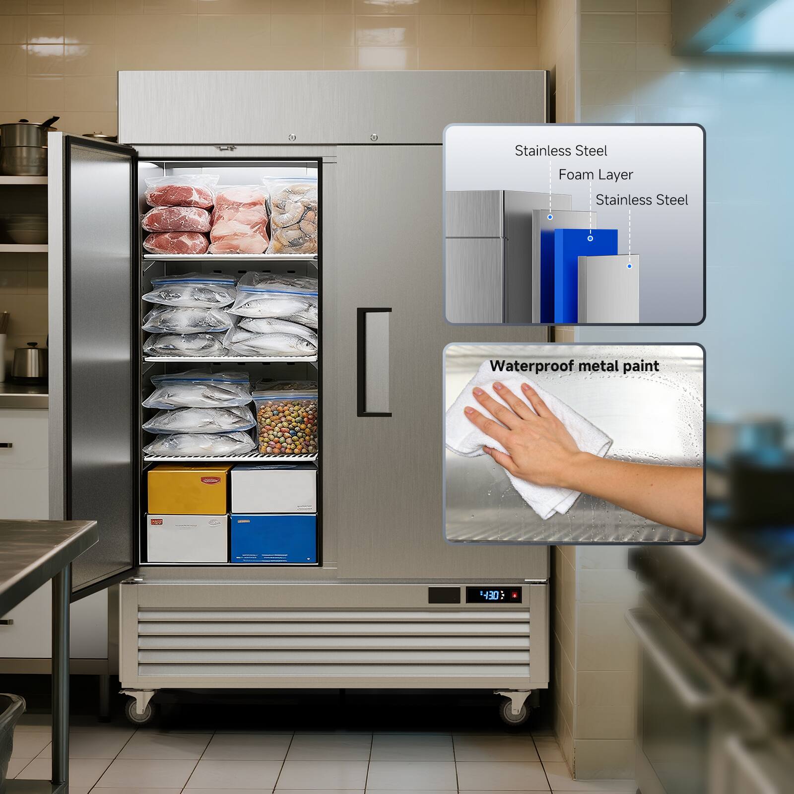 Stainless Steel Foam Layer Stainless Steel Waterproof metal paint