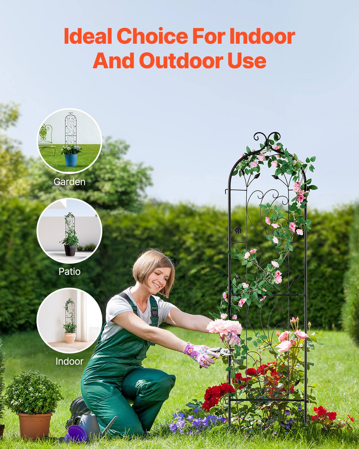 Ideal Choice For Indoor And Outdoor Use

Garden  
Patio  
Indoor