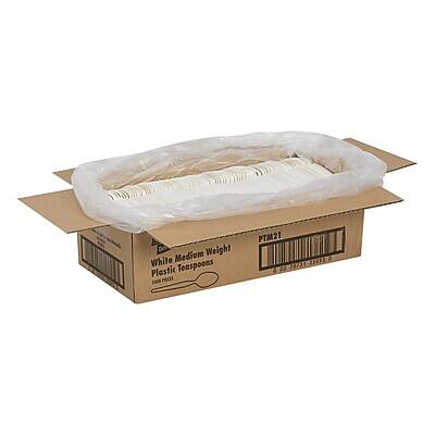 White Medium Weight Plastic Teaspoons  
PTM21  
1000 PCS  
70731 33030 000 G