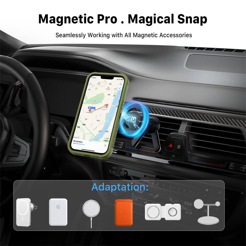 Magnetic Pro . Magical Snap Seamlessly Working with All Magnetic Accessories Adaptation: 8.0 5 7 23.0 B