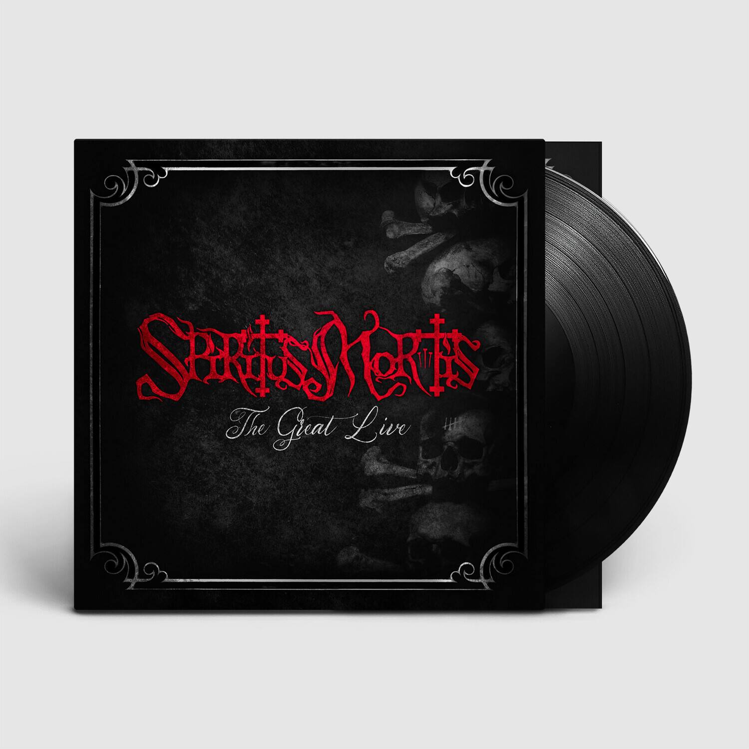 Front. Spiritus Mortis - The Great Live   - VINYL LP.