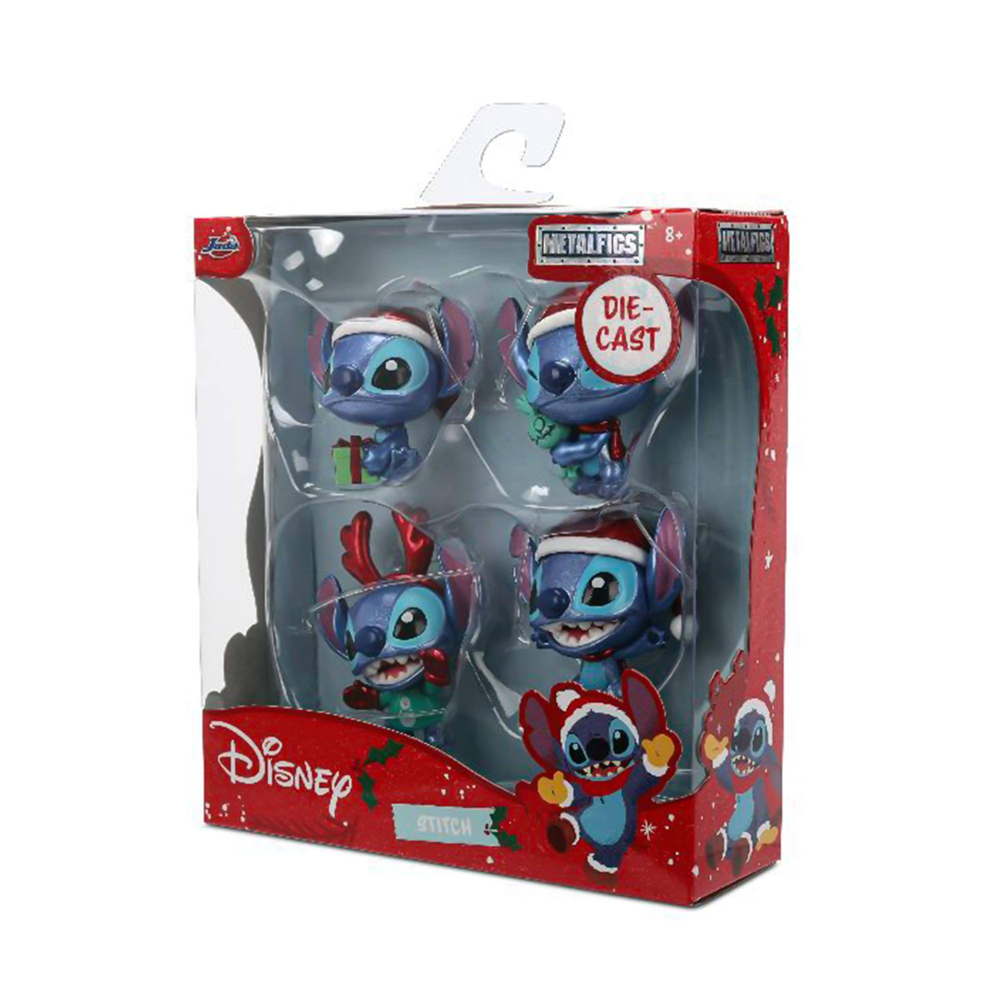Disney Stitch  
One Year Figs  
8+  
Die-Cast  
Metal Figs