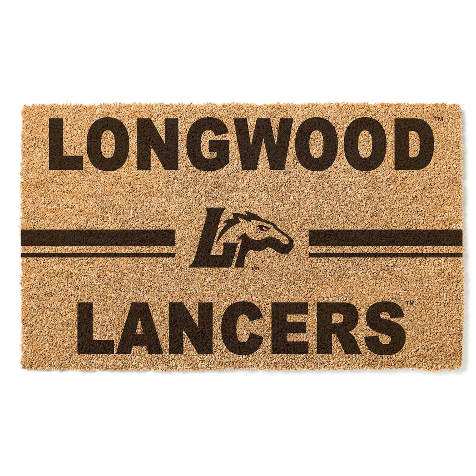 Jardine - Longwood Lancers 18" x 30" Team Logo Doormat - Brown