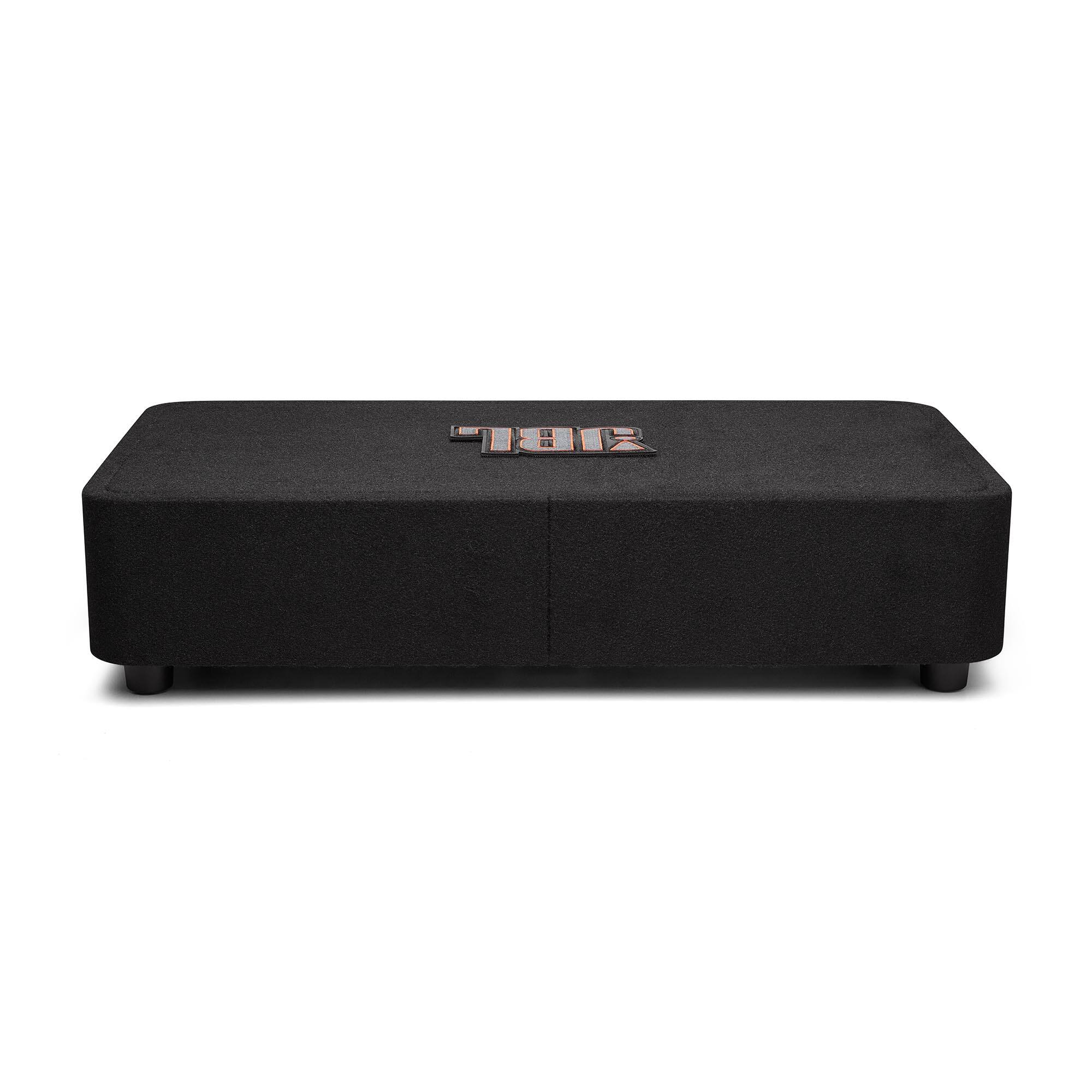 Alt View 4. JBL - JBL CLUB1000SSL SINGLE 10" THIN enclosure with Passive Radiator - Black.