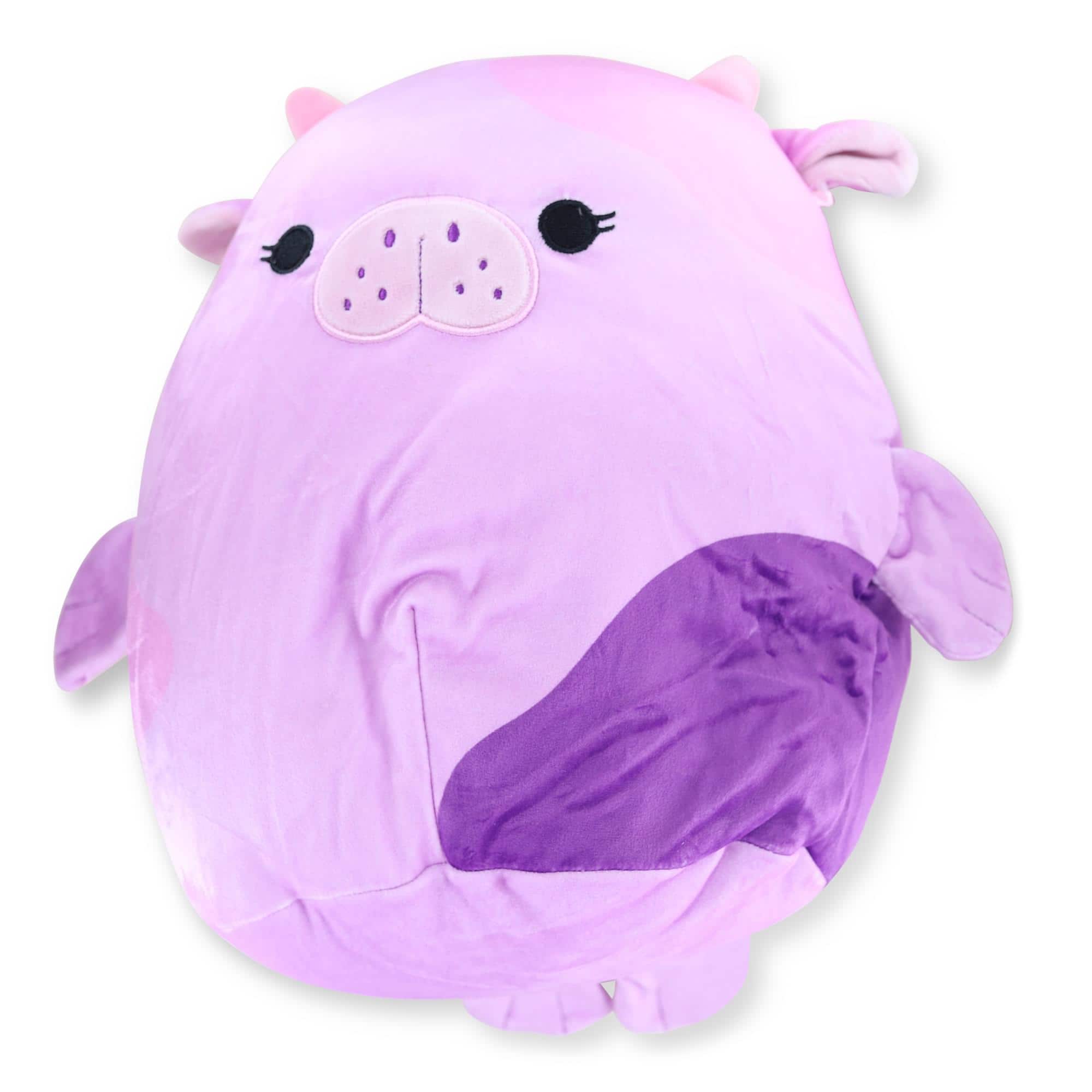 Kellytoy - Squishmallow 12 Inch Sea Life Plush | Stasia the Spotted Sea Cow - Purple