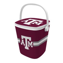 Indigo Falls - Texas A&M Aggies 16-Quart Mini Cool Bar Cooler - White