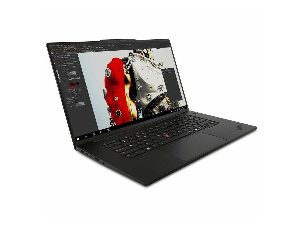 Alt View 4. Lenovo - Lenovo ThinkPad P1 Gen 7 16" Touch Intel Ultra 7 165H RTX 2000 64GB 2TB Win 11 Pro - Black.