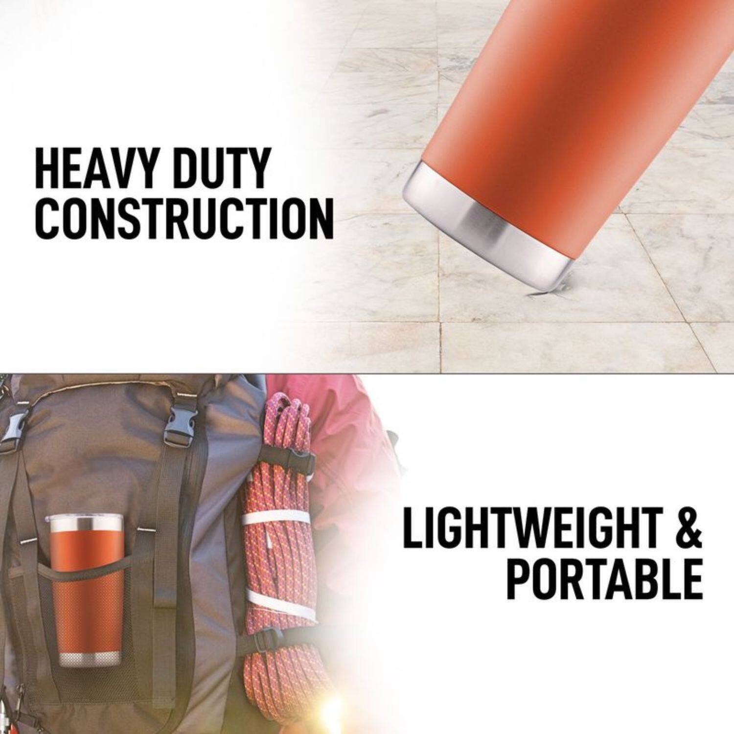 HEAVY DUTY CONSTRUCTION

LIGHTWEIGHT & PORTABLE
