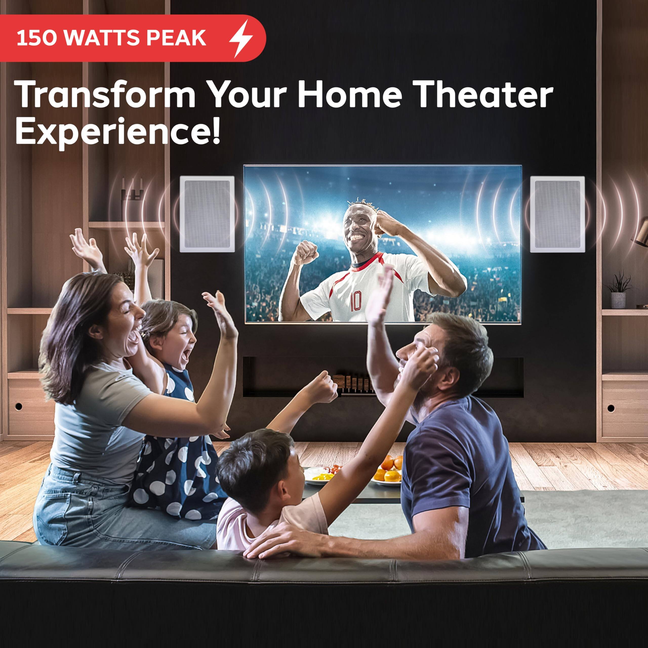 150 WATTS PEAK  
Transform Your Home Theater Experience!
