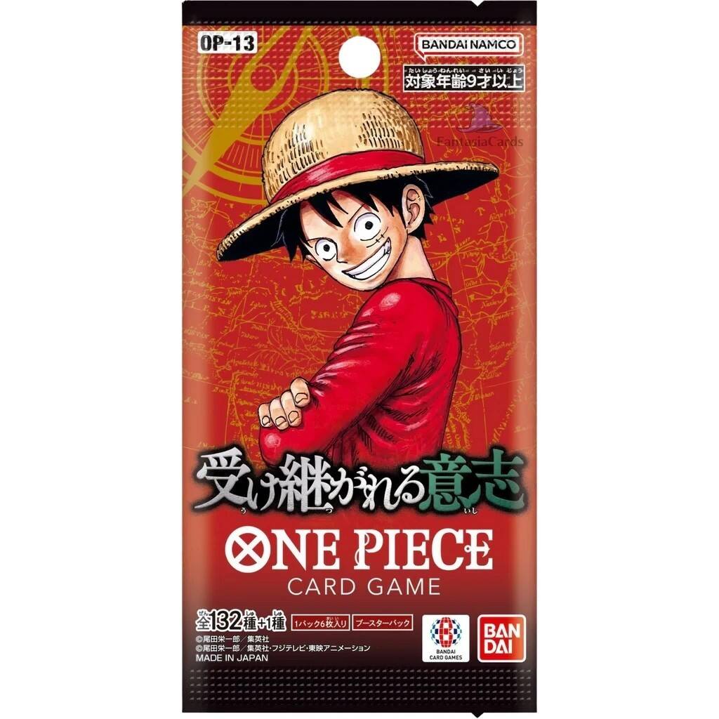 OP-13  
BANDAI NAMCO  
Fantasia Cards  
ONE PIECE CARD GAME 132+1  
BAN BANDAI MADE IN JAPAN CARD GAMES