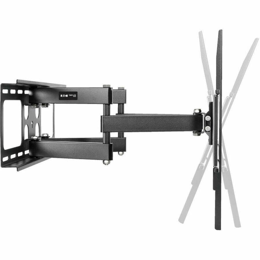 Alt View 1. Tripp Lite - Eaton Tripp Lite Series Outdoor Full-Motion TV Wall Mount with Fully Articulating Arm for 37" to 80" Flat-Screen Display - Black.