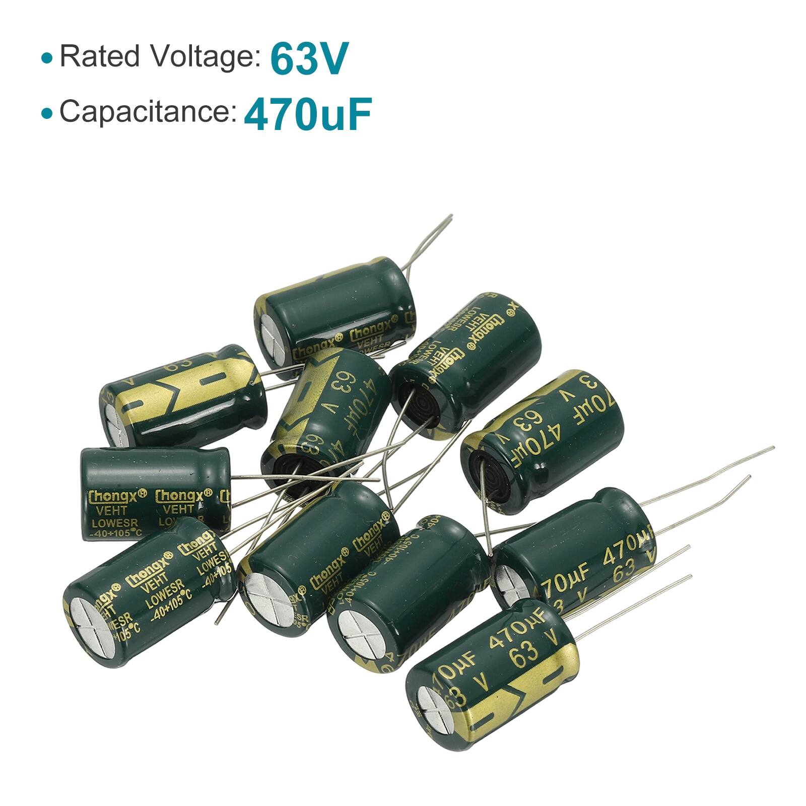 Rated Voltage: 63V  
Capacitance: 470uF