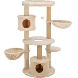 TRIXIE - Anna Jute Cat Tree Scratching Posts Condos Hammocks Perches Cat Toy - Beige
