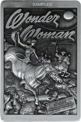 PopMarket - DC Comics - Limited Edition Ingot - Wonder Woman - COLLECTIBLES - Multicolor