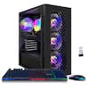 Front. STGAubron - STGAubron Gaming Desktop PC, Intel Core I7 8th Gen up to 4.1Ghz, GeForce GTX 1660 Super 6G, 16G DDR4, 512G SSD, WIN11H - Black.