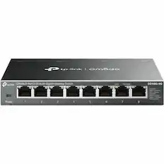 TP-Link Omada 8-Port 2.5G Multi-Gigabit Desktop Switch
DS108G-M2
2.5G 1G/100M
Power LED: Green
Left LED: Green = 2.5Gbps
Right LED: Green = 1Gbps
Green LED = Activity
1 2 3 4 5 6 7 8