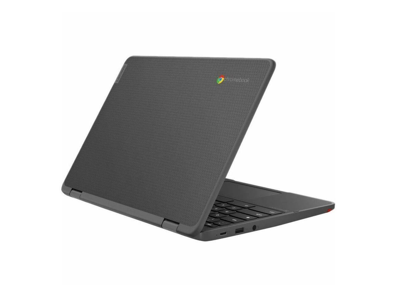 Alt View 2. Lenovo - Lenovo 500e Yoga Chromebook Gen 4 12.2" Touch Screen Intel Processor N100 4GB Memory 32 GB SSD Chrome OS 82W40009US - Gray.