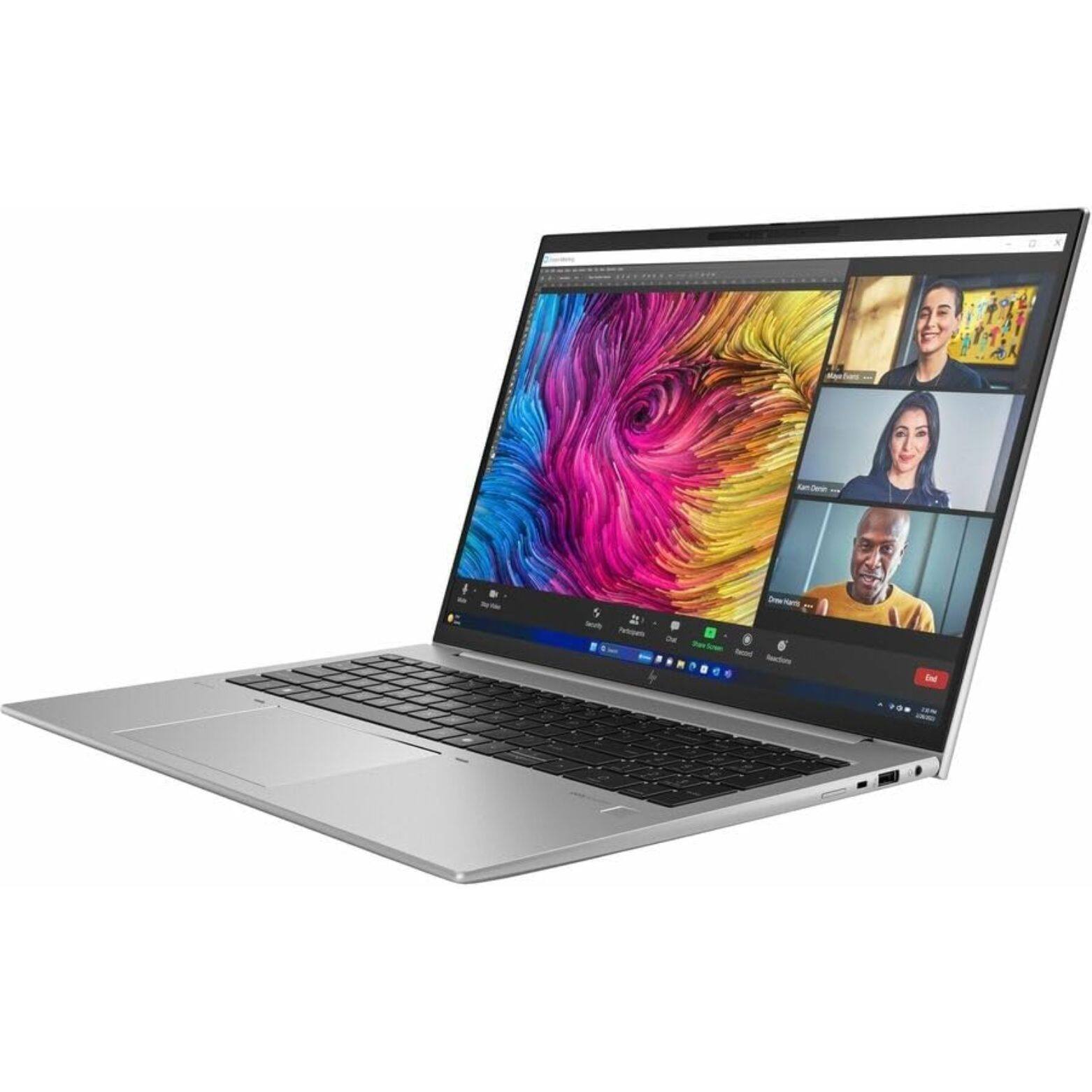 Alt View 2. HP - ZBook Firefly G7 14" FHD Intel Core i5-10310U 1.7 GHz 16 GB DDR4 256 GB SSD Intel UHD Graphics Windows 11 Pro Laptop - Silver.