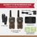 ACXT1035R FLT TTC TWO-WAY RADIO/WALKIE TALKIE Complete Package Contents Include: Micro-USB Cable, 2x Belt Clips, Charging Dock, 2x ACXT1035R FLT TTC Radios, 2x Rechargeable NiMH Batteries.
