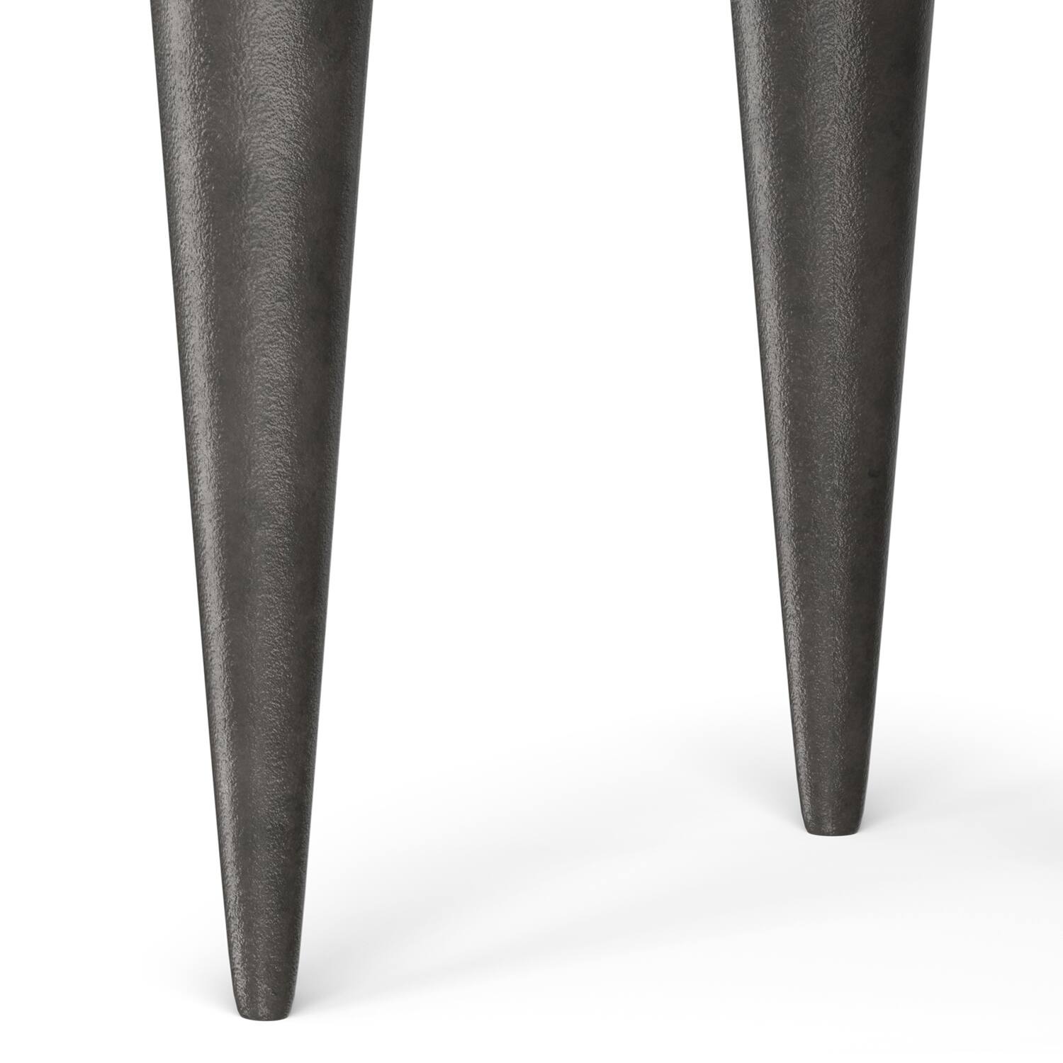 Alt View 6. Simpli Home - Otto Contemporary 21 inch Wide Cast Aluminum Side Table in Graphite, Fully Assembled - Graphite.